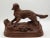 Antique Hand Carved Black Forest Sporting Dog Statue Sculpture 13" For Sale - Image 11 of 11