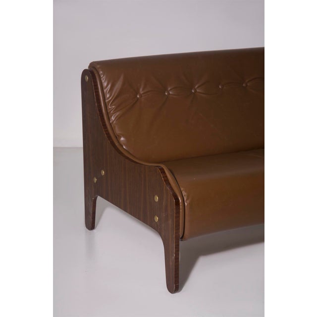 Brown Mod. Milord Sofa by Marco Zanuso for Arflex, 1958 For Sale - Image 8 of 10