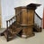 English university chair in fir and pitch pine from the 19th century - H=1m73 W=2m78 D=1m02.