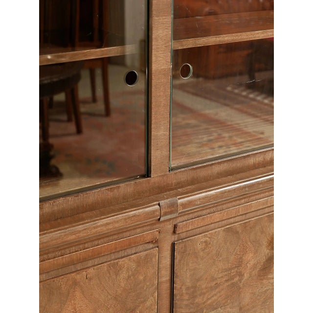 Wood Large Art Deco Bookcase For Sale - Image 7 of 12