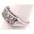 Contemporary 14 Karat White Gold Contemporary Diamond Band Wedding Anniversary Ring, Size 5.5 For Sale - Image 3 of 10
