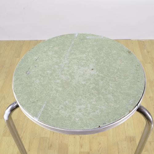 Industrial Industrial Round Garden Table, 1950s For Sale - Image 3 of 9
