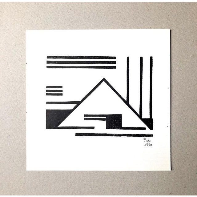 1920s Thilo Maatsch, Untitled, 1924, Woodcut For Sale - Image 5 of 6