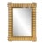 1980s Monumental Postmodern Wood Framed Wall Mirror For Sale