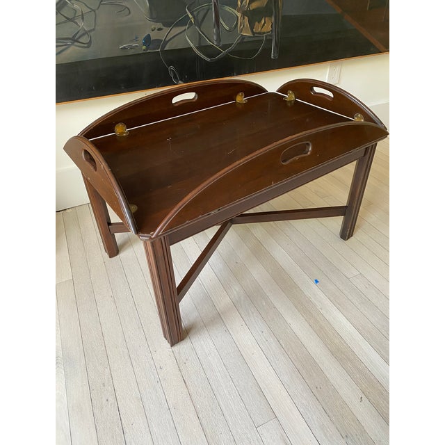 English Style Campaign Coffee Table Chairish