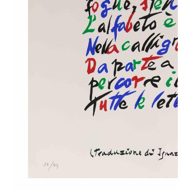 Lithograph on paper. Edition of 99 prints. Hand signed and numbered. Excellent condition. Rafael Alberti (1902 – 1999) was...