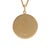 Tiffany and Co. Retired Tiffany & Co. 18k Yellow Gold St. Christopher Medallion Pendant Necklace For Sale - Image 4 of 8