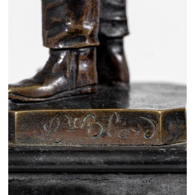 Theodore Blad Patinated Bronzes, Pair For Sale - Image 4 of 5