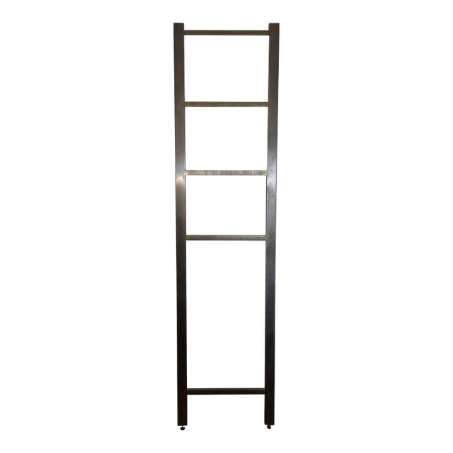 Modernist Contemporary Decorative Brass Wall Ladder For Sale