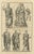 Beige Montfaucon, Roman Officers in Cuirass and Cloak, 1722, Engraving For Sale - Image 8 of 8