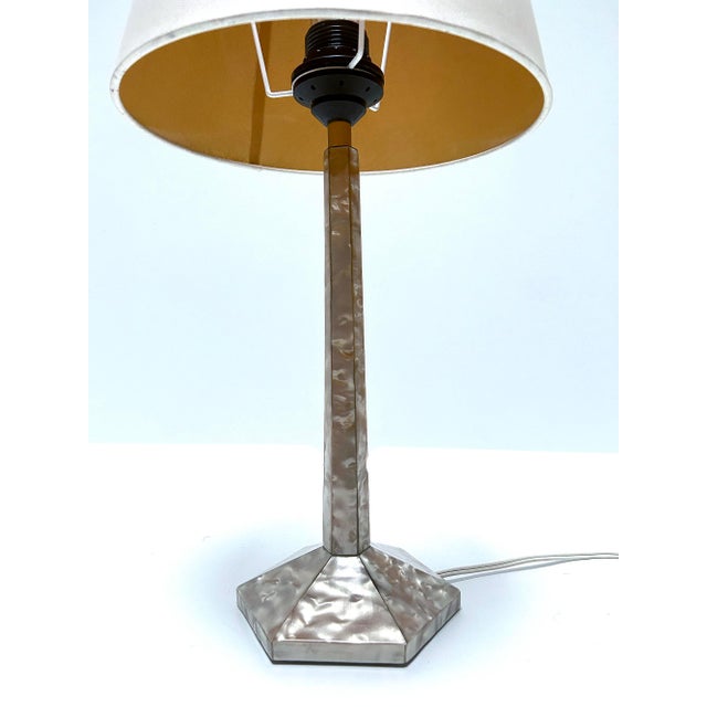 Large Vintage Art Deco French Table Lamp, 1920s For Sale - Image 4 of 15