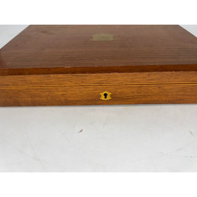 Victorian 24 Pc., Cased Set of Engraved g.h. Whitaker Silver Fish or Dessert Service For Sale - Image 3 of 9