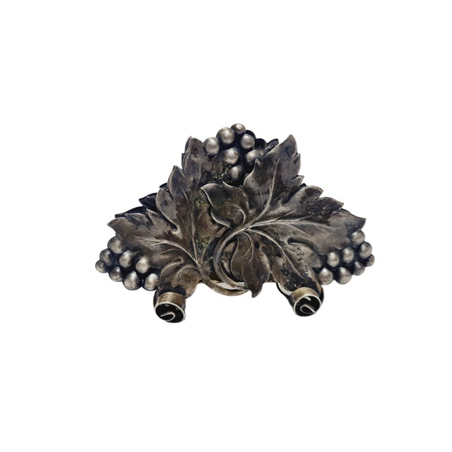 Silver Postmodern Napkin Holder from Hefra, Poland, 1960s For Sale - Image 8 of 8