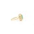 Not Yet Made - Made To Order Chic Halo Diamond Emerald Bridal Ring in 14k Gold Size 5 For Sale - Image 5 of 12