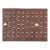 Schumacher Studded Leather Trim in Brown For Sale