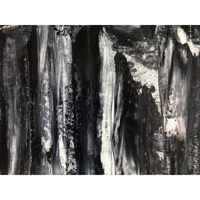 A completely unique and original artwork on stretched canvas. COA included. Wired and ready to hang, sides painted black....