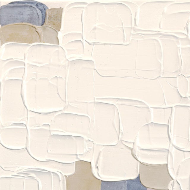 Abstract Textured Delicacies 3 - Impasto Textural Thick Acrylic Paint Abstract Original Artwork by Shiri Phillips For Sale - Image 3 of 9