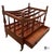 Wood Vintage Biggs Furniture Chippendale Style Mahogany Magazine Rack For Sale - Image 7 of 10