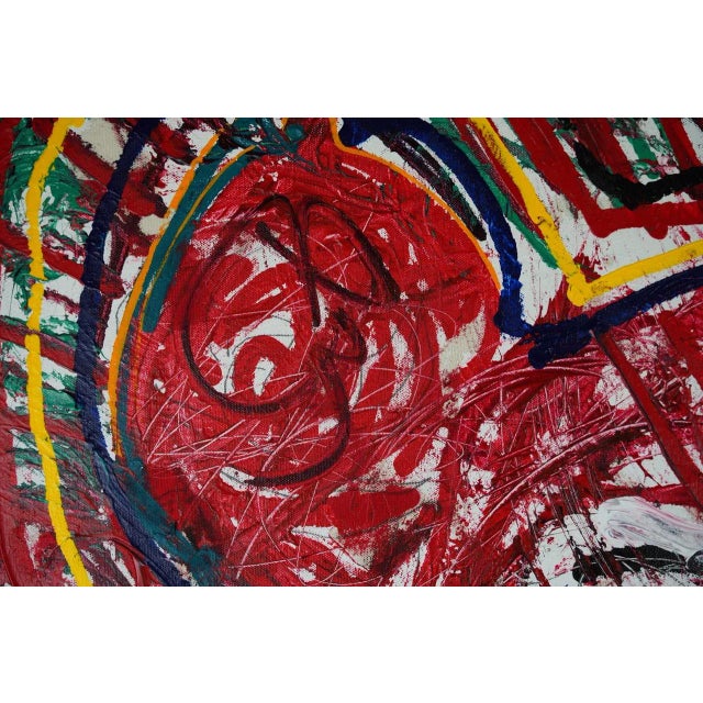 "Tanya the Red: Red Rebel Brigade" Contemporary Figurative Oil Painting by Sax Berlin For Sale - Image 6 of 8