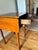 Antique English Hand-Constructed Cherry Drop Leaf Side/Work Table With Bobbin Legs For Sale In Denver - Image 6 of 15