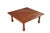 Late 20th Century Artisanal square coffee table exhibits classic elements of the American Arts and Crafts movement,...