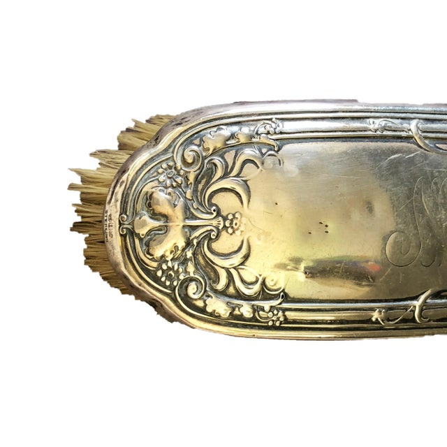 Antique Sterling Clothing Shoe Brush For Sale In New York - Image 6 of 7