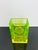 Glass Karlsbad Uranium Glass Vase with Hand-Engraved Floral Décor by Moser, Czechoslovakia, 1920s For Sale - Image 7 of 13