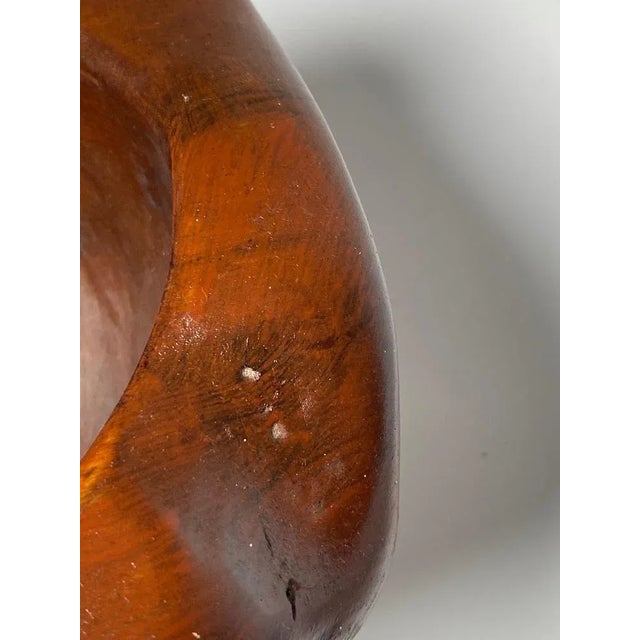 Brutalist Wood Ashtray, 1950s For Sale - Image 10 of 12