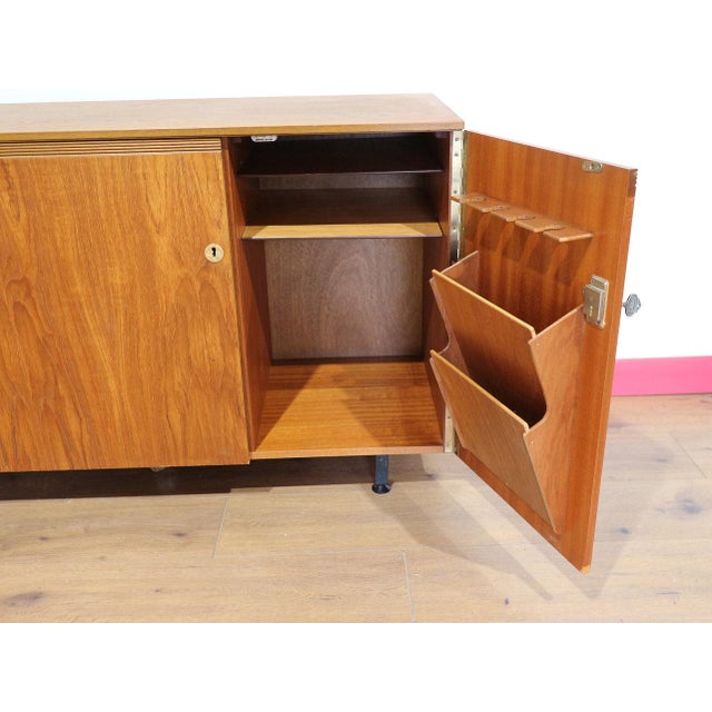 Mid Century Modern Vintage Teak Metamorphic Box Desk Danish Style For Sale - Image 12 of 15