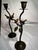 1980s Jere Style Vintage Cast Iron Candle Holders - A Pair For Sale - Image 5 of 6