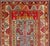 Colorful Antique Turkish Small Oushak Carpet in Multi Layered Design For Sale - Image 4 of 14