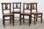 Brown Rustic Lira Chairs in Walnut, Set of 4 For Sale - Image 8 of 10