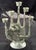 Attributed to Gene Byron (Canadian 1910-1987) Modernest-Brutalist Candelabra circa 1960's. Mexican Tin Folk Art. Hand...
