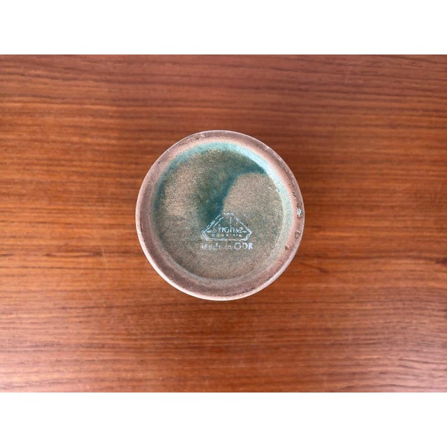 Mid-Century Modern Eastern German Pottery Vase from Strehla Keramik, 1960s For Sale - Image 6 of 11