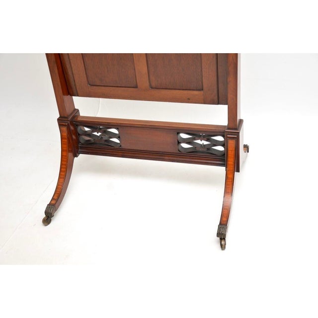 Antique Edwardian Cheval Mirror, 1900s For Sale - Image 9 of 11
