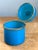 Metal Vintage French Opaline Round Box For Sale - Image 7 of 12