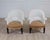 Charming pair of 19th century French chairs featuring classic proportions and enduring decorative appeal. The frames...