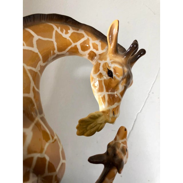 Vintage Italian Ceramic Giraffes For Sale - Image 4 of 8