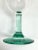 1980s Vintage Green Stemmed Wine Glasses - Set of 8 For Sale - Image 4 of 5