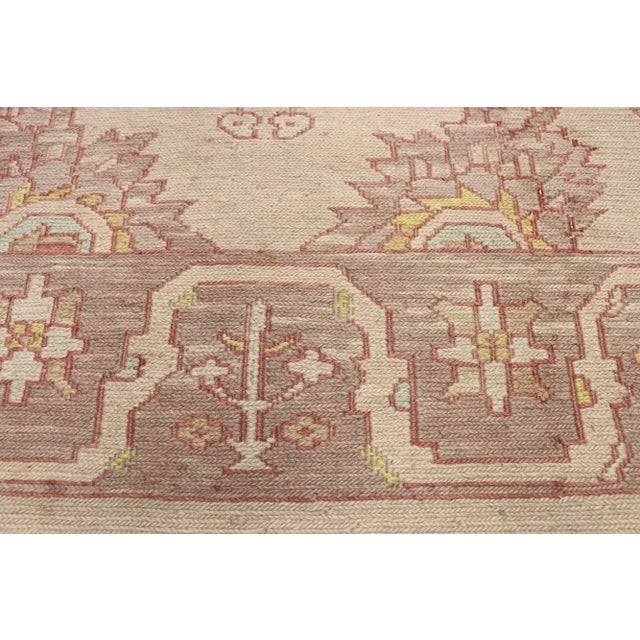 Mid 20th Century Mid 20th Century Vintage Soumak Rug - 03'07 x 05'01 For Sale - Image 5 of 10