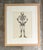 Vintage Framed Skeleton Study on Paper For Sale - Image 10 of 12