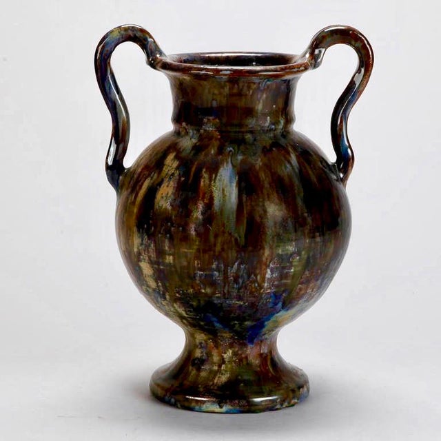 Tall French Amphora Form Vase or Vessel Chairish