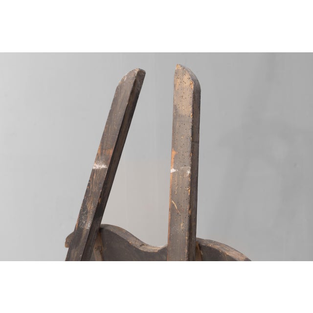 Large Antique Pine Easel, 1880 For Sale - Image 6 of 8