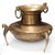 Metal Vintage Brass Milk Pot on Stand, 1940s For Sale - Image 7 of 7
