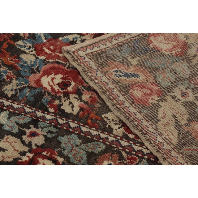 Rug & Kilim Antique 19th Century Karabagh Runner With Floral Patterns in Red - Rug & Kilim For Sale - Image 4 of 11