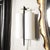 Metal Mid-Century Frosted Glass, Brass & Black Enamel Sconce by Maison Arlus For Sale - Image 7 of 11