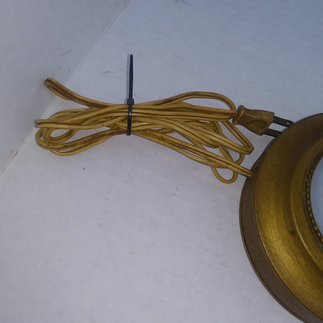 1950s Mid Century Modern Fenton Coin Dot Lamp With Stiffel Shade For Sale - Image 18 of 18