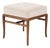 Stools by t.h. Robsjohn-Gibbings in Walnut and Velvet, C. 1950s For Sale