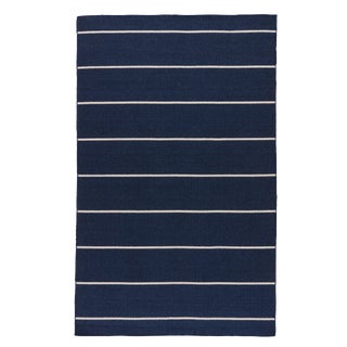 Jaipur Living Cape Cod Handmade Stripe Blue & White Area Rug - 8' X 10'