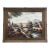 Late 20th Century Original Oil on Canvas of Countryside Bridge and Garden For Sale